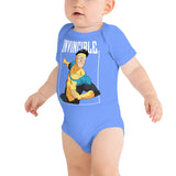 Invincible Character Logo Baby short sleeve one piece