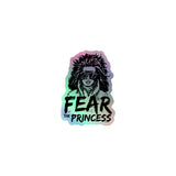 The Walking Dead Fear The Princess Holographic sticker