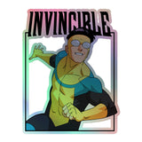 Invincible Character Logo Holographic stickers