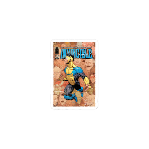 Invincible 100 Distressed Cover by Ryan Ottley Bubble-free sticker