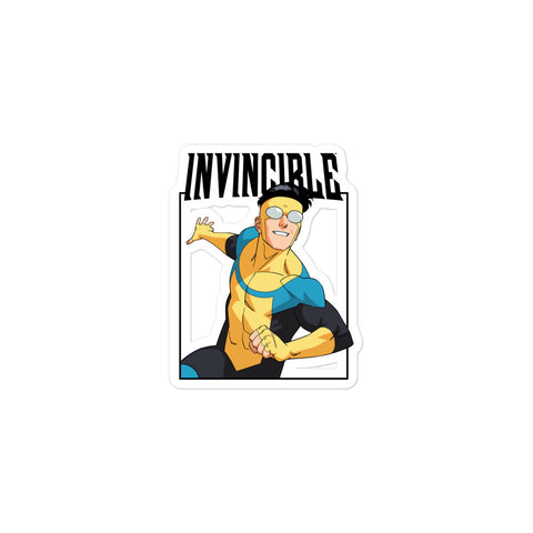 Invincible Character Logo Bubble-free sticker