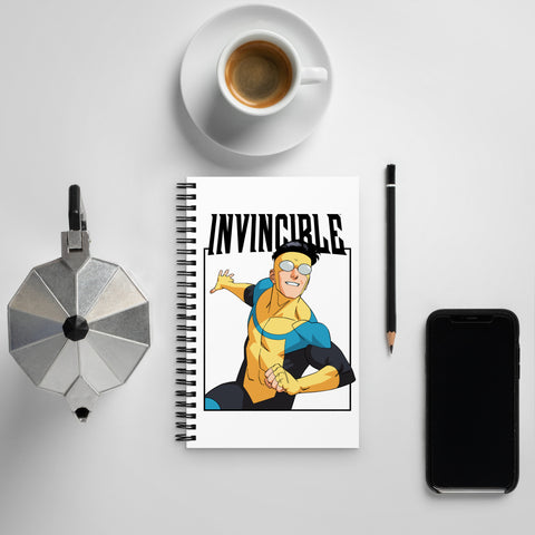Invincible Character Logo Spiral notebook