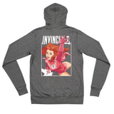 Invincible - Atom Eve Character Logo Unisex zip hoodie