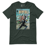 Invincible 100 Distressed Cover by Cory Walker Unisex t-shirt