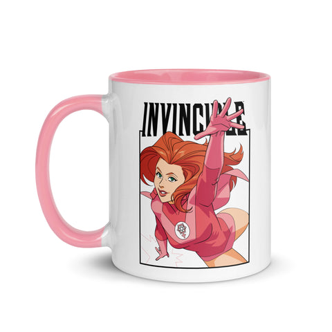Invincible - Atom Eve Character Logo Mug with Color Inside