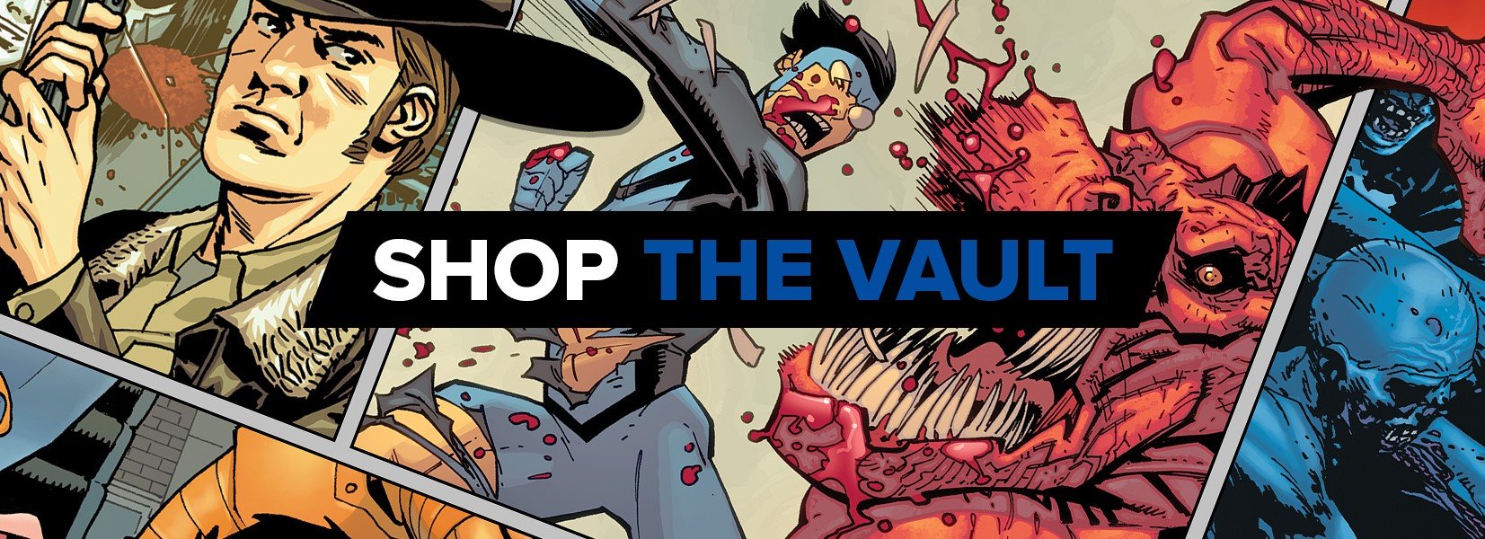 Skybound Compilation with a CTA to Shop The Vault
