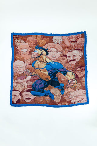 Invincible #100 Cover Woven Blanket