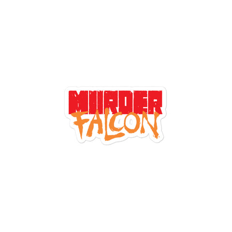 Murder Falcon Logo Bubble-free sticker