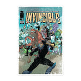 Invincible 100 Distressed Cover by Cory Walker Bubble-free sticker