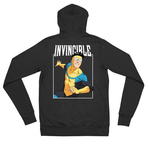 Invincible Character Logo Unisex zip hoodie