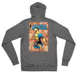 Invincible 100 Distressed Cover by Ryan Ottley Unisex zip hoodie
