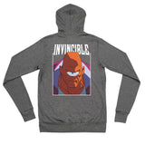 Invincible - Allen The Alien Character Logo Unisex zip hoodie