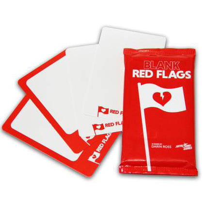 Blank Red Flags (20 Card Pack)
