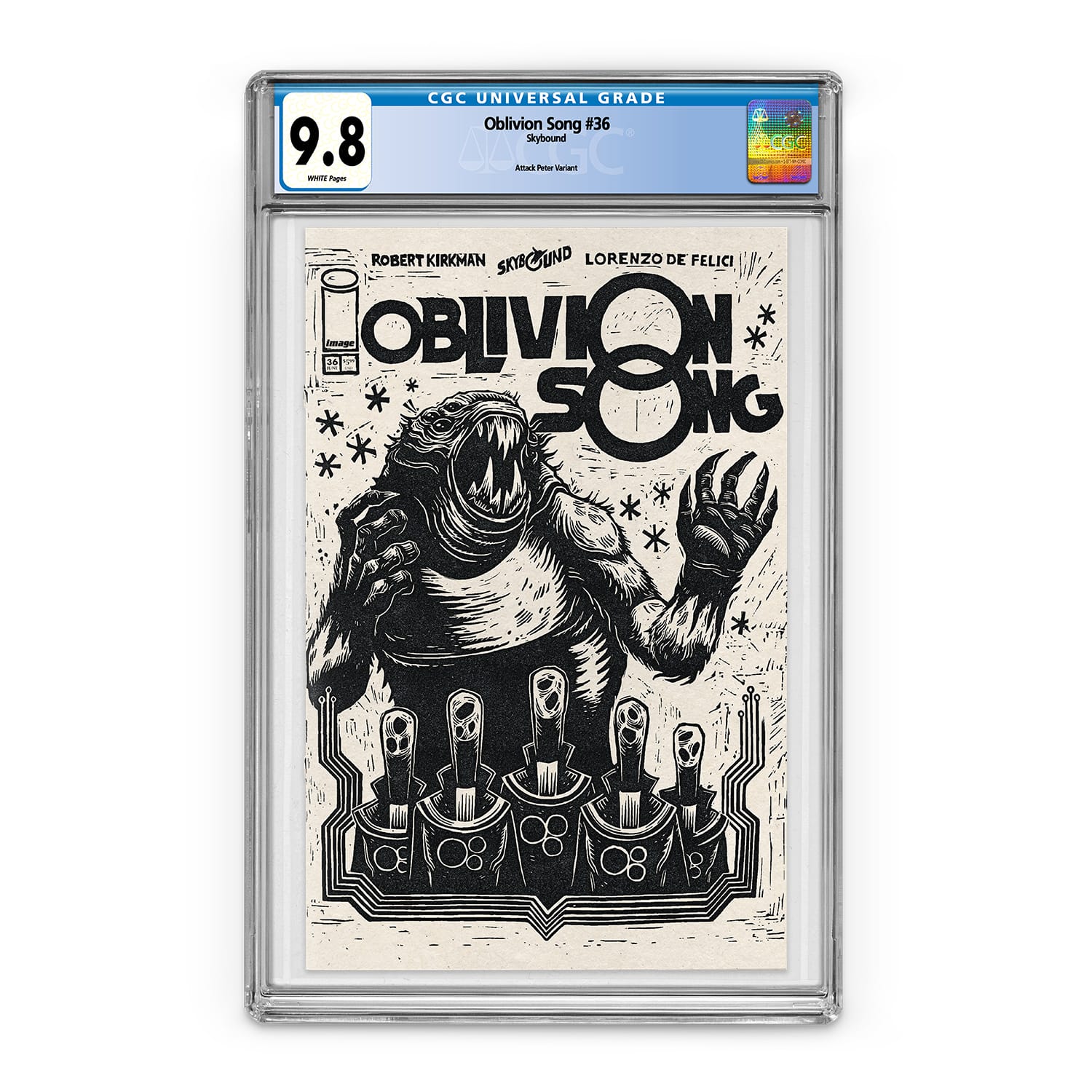 Oblivion Song #36 Attack Peter Variant - CGC 9.8