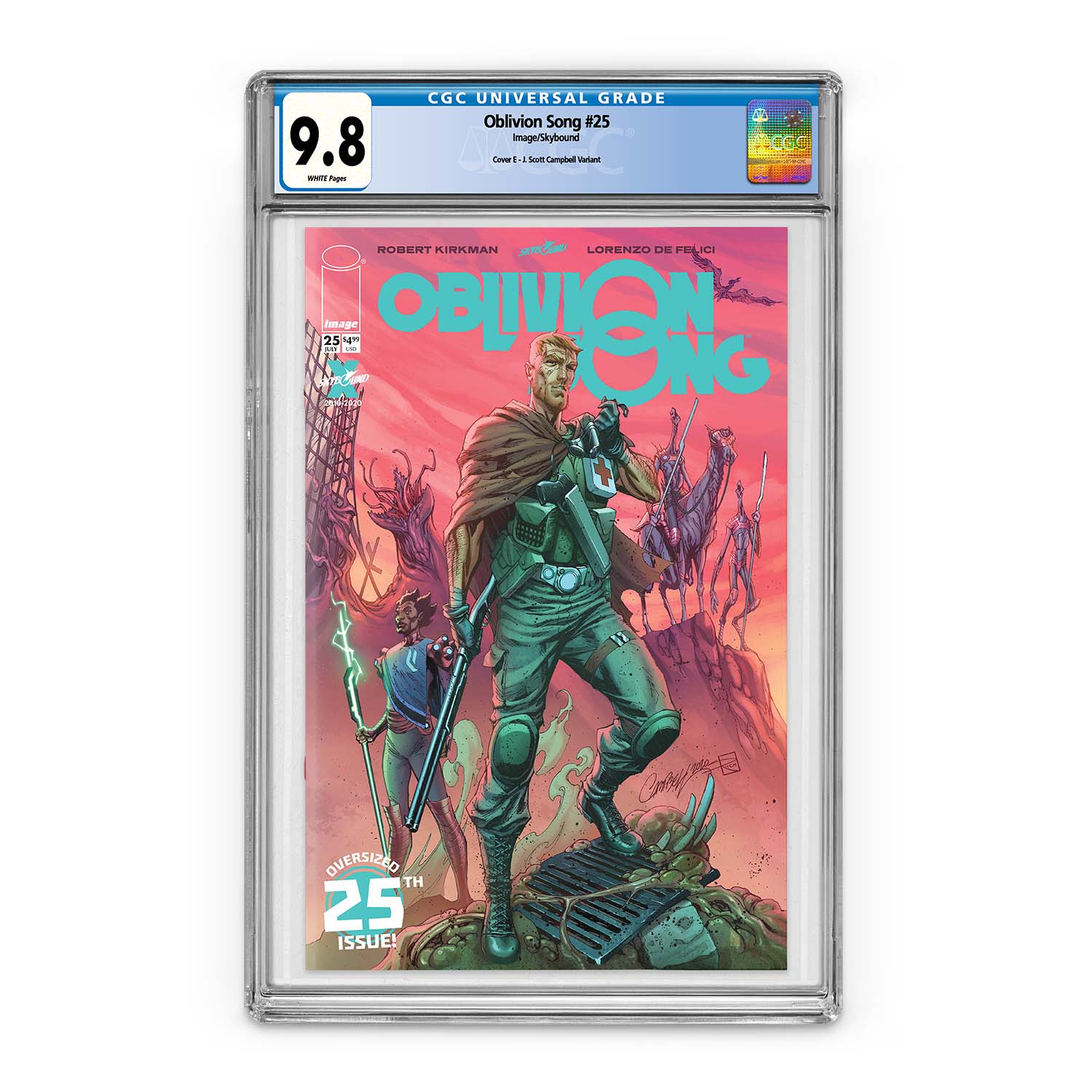 Oblivion Song #25 Cover E Campbell - CGC 9.8 