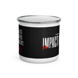 IMPACT WINTER "Blood Logo" Enamel Mug (Black)