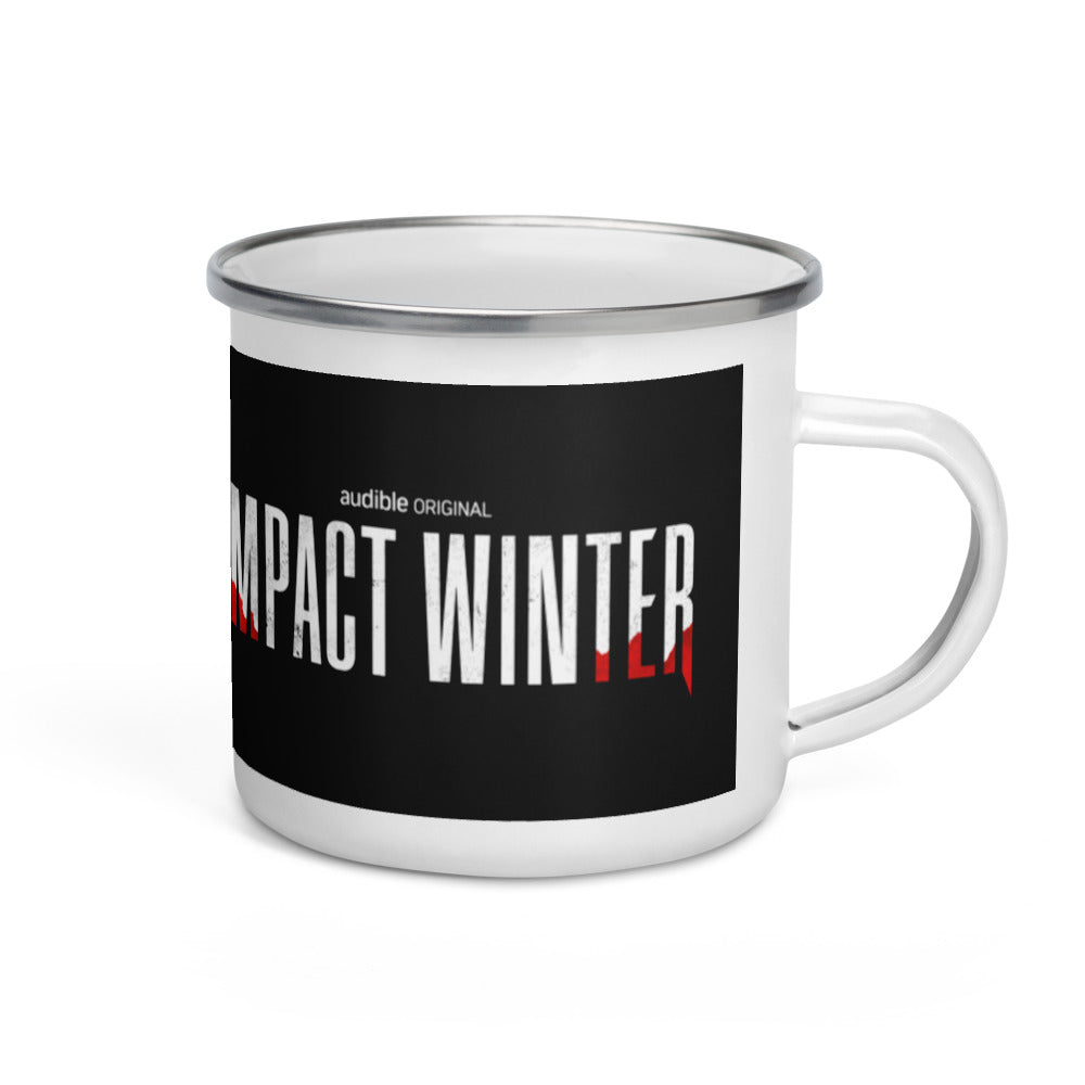 IMPACT WINTER "Blood Logo" Enamel Mug (Black)