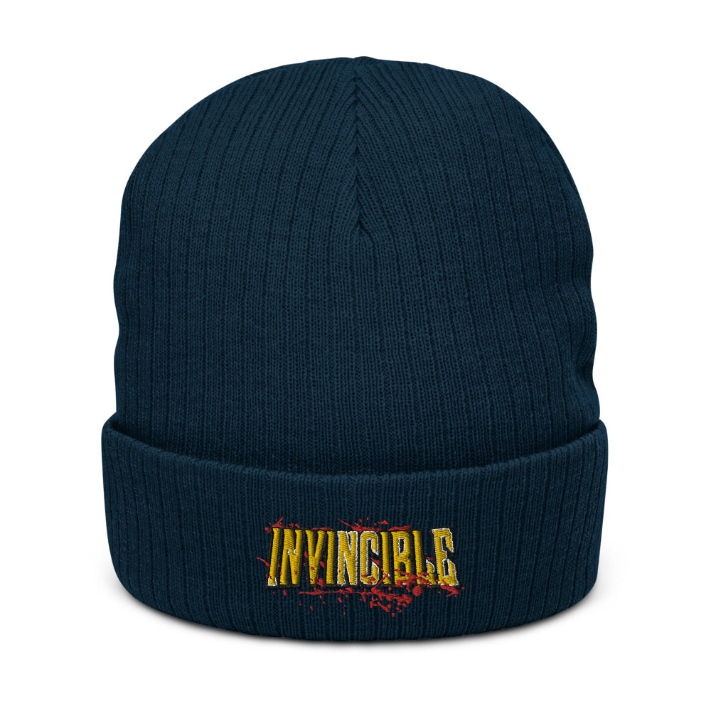 Invincible Bloody Logo Recycled Cuffed Beanie