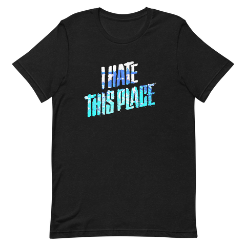 I Hate This Place Large Logo T-Shirt (Black)