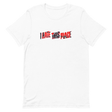 I Hate This Place Small Logo T-Shirt (White)